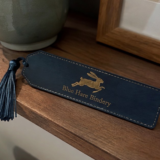 Bookmarks with logo — customer photo